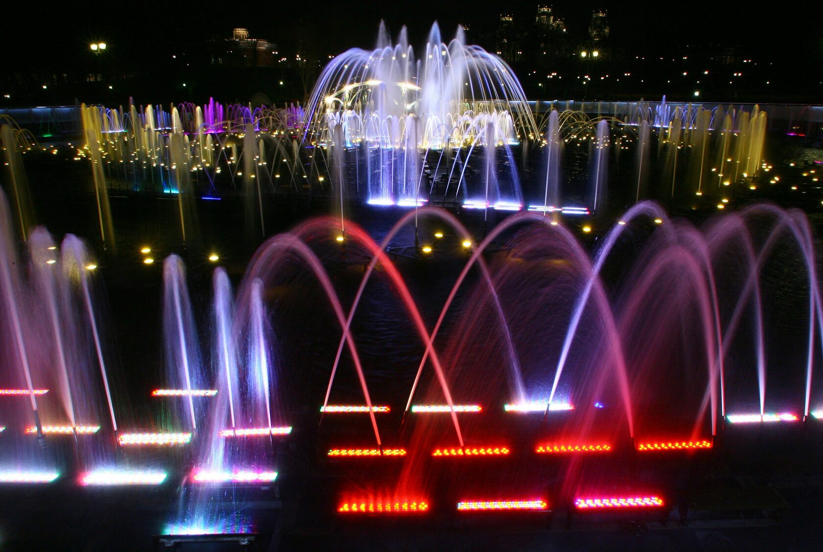 Сухой фонтан парк 850 летия Москвы